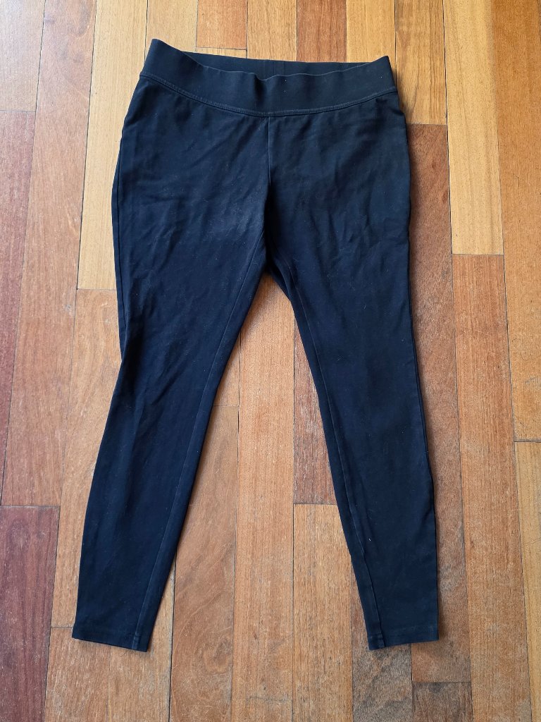 Lands' End Black Leggings Size Small
